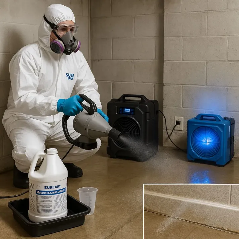 Sanitization and Odor Removal process in Ashwaubenon, WI
