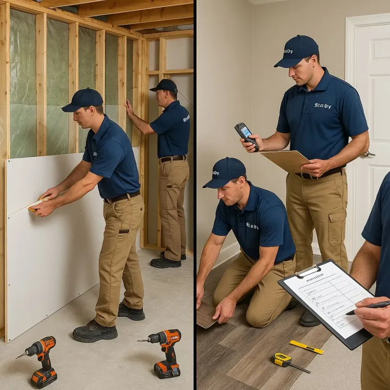 Repairs and Reconstruction process in Ashwaubenon, WI